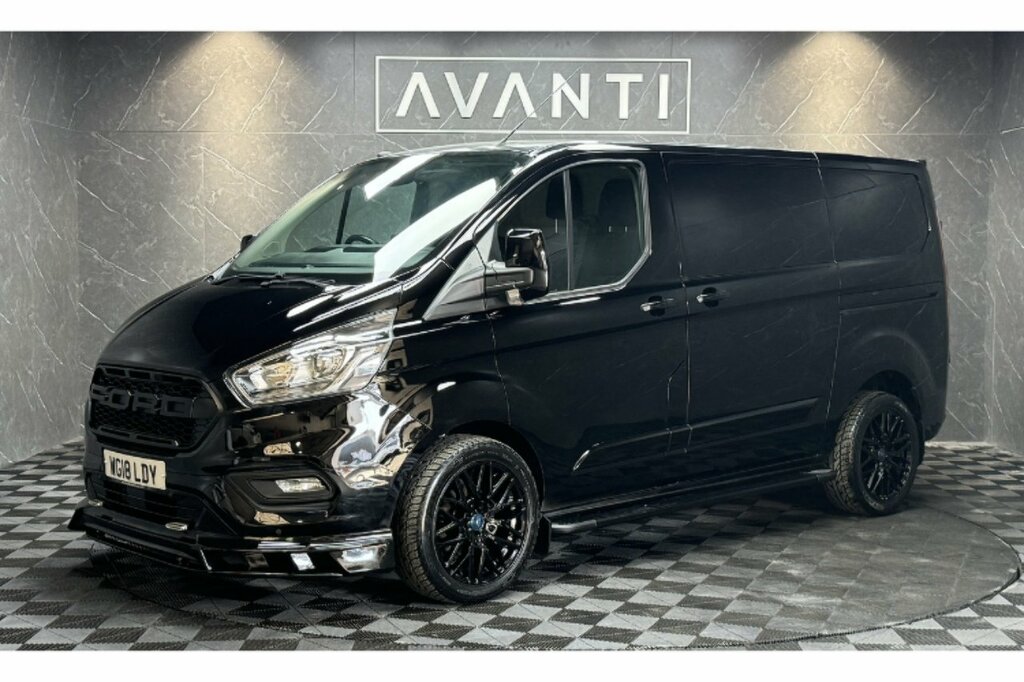 Ford Transit Custom 300 Ecoblue Limited U5413 Ulez WG18LDY Black #3