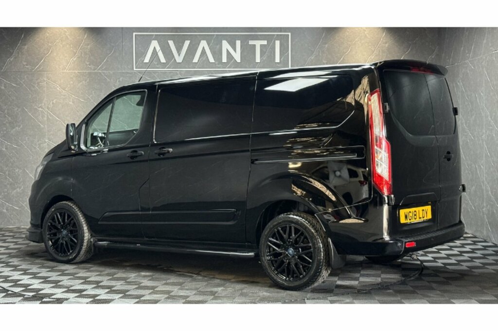 Ford Transit Custom 300 Ecoblue Limited U5413 Ulez WG18LDY Black #2