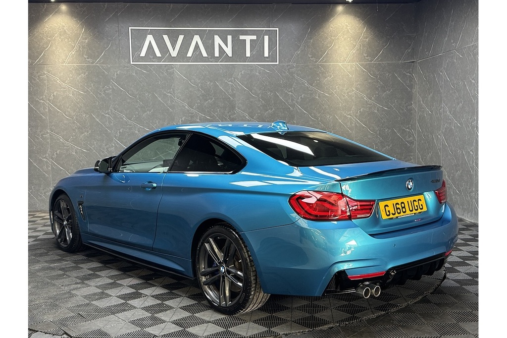 BMW 4 Series 420D M Sport U5410 Ulez GJ68UGG Blue #5