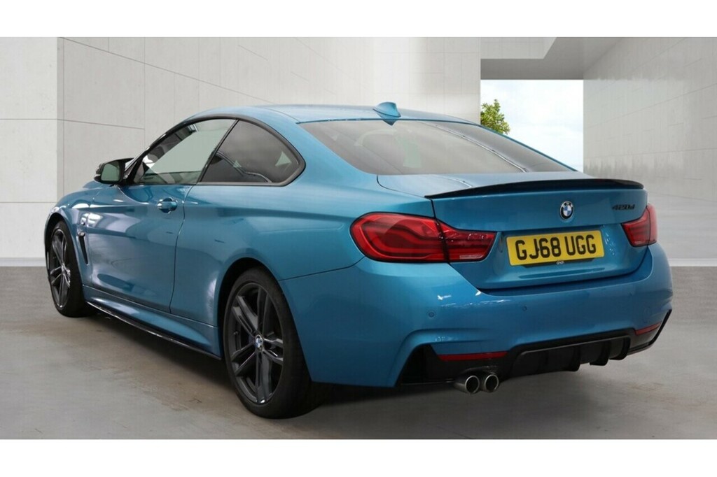 BMW 4 Series 420D M Sport U5410 Ulez Blue #2