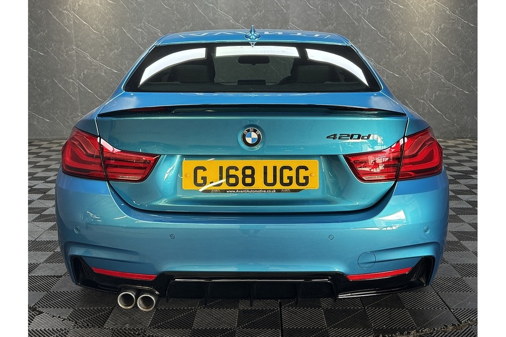 BMW 4 Series 420D M Sport U5410 Ulez GJ68UGG Blue #6