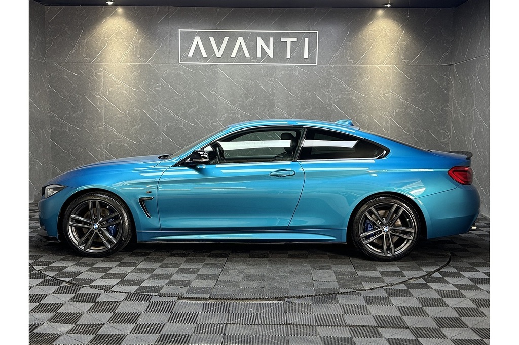 BMW 4 Series 420D M Sport U5410 Ulez GJ68UGG Blue #4