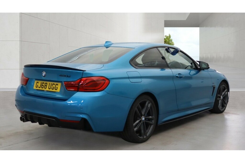 BMW 4 Series 420D M Sport U5410 Ulez Blue #3