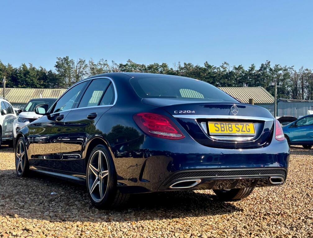 Mercedes-Benz C Class 2.1 C220d Amg Line G-tronic Euro 6 Ss 201 SB18SZG Blue #6