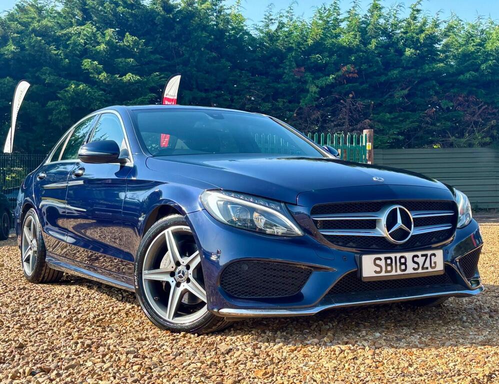 Mercedes-Benz C Class 2.1 C220d Amg Line G-tronic Euro 6 Ss 201 SB18SZG Blue #2