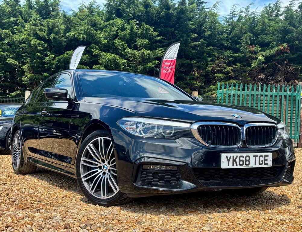 BMW 5 Series 2.0 530E 9.2Kwh M Sport Euro 6 Ss 201 YK68TGE Black #2