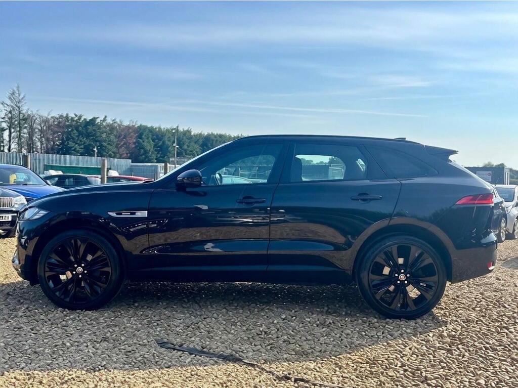 Jaguar F-Pace 2.0 D180 R-sport Awd Euro 6 Ss 2018 LF18KJJ Black #4