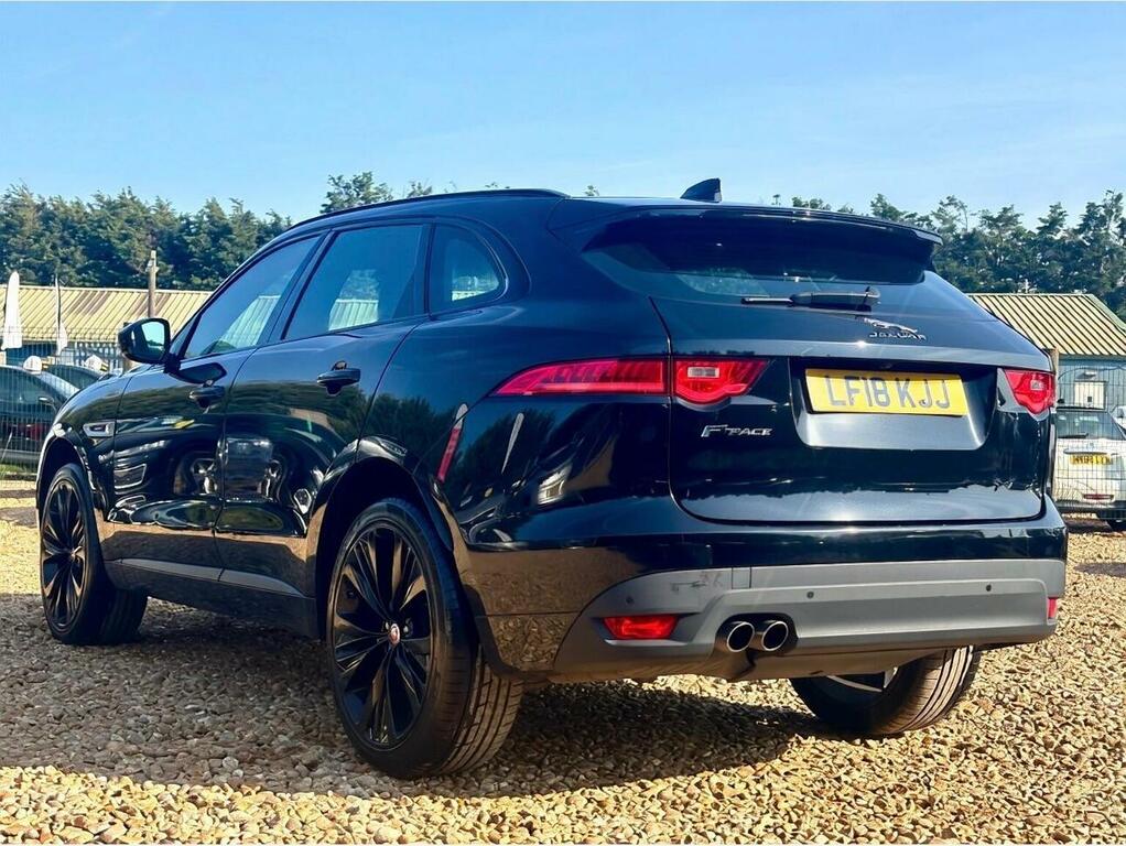 Jaguar F-Pace 2.0 D180 R-sport Awd Euro 6 Ss 2018 LF18KJJ Black #5