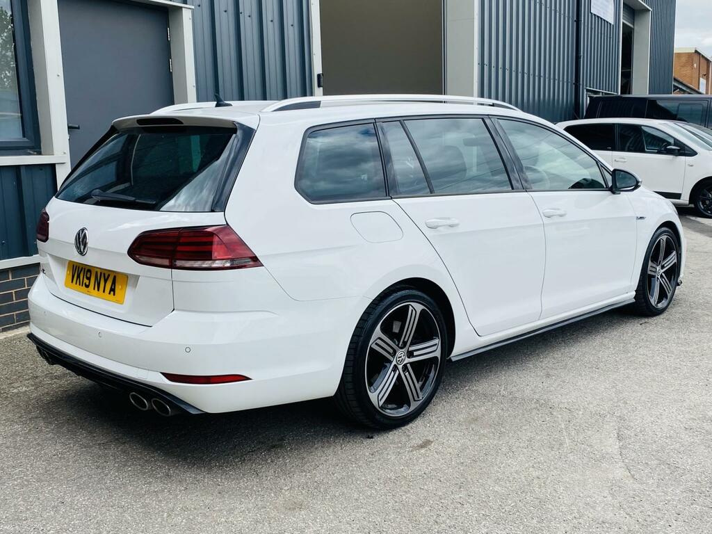Volkswagen Golf Estate 2.0 Tsi R 201919 VK19NYA White #4