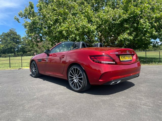 Mercedes-Benz SLC 2017 2.0 Slc200 Amg Line Convertible G- Red #3