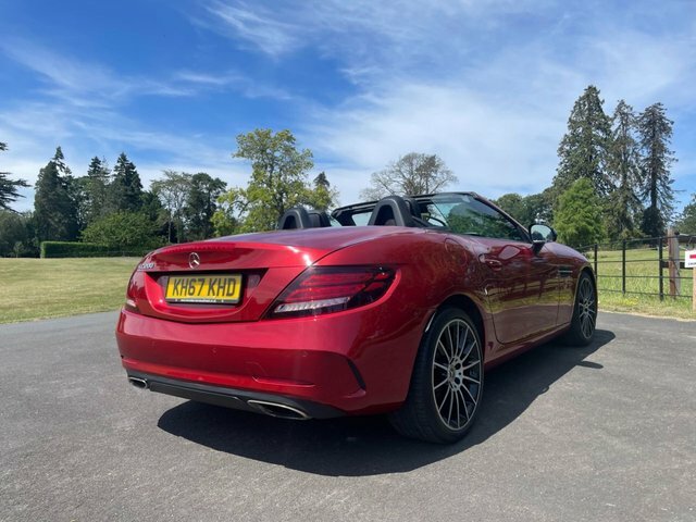Mercedes-Benz SLC 2017 2.0 Slc200 Amg Line Convertible G- Red #5