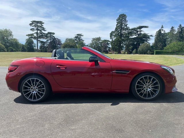 Mercedes-Benz SLC 2017 2.0 Slc200 Amg Line Convertible G- Red #6