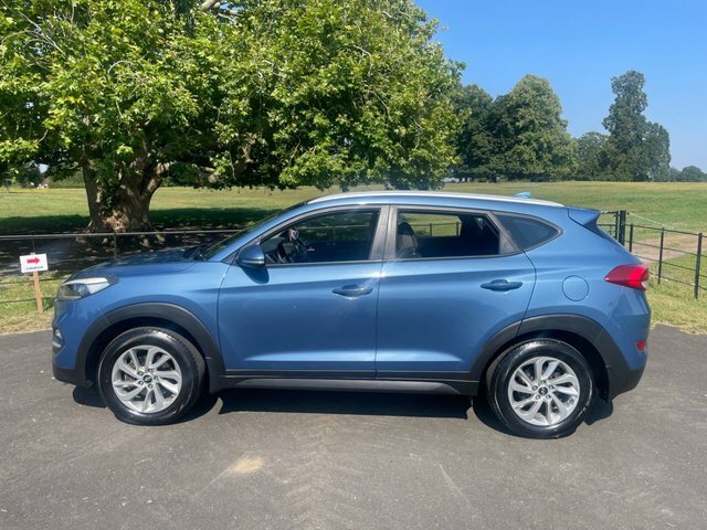 Hyundai Tucson 2016 1.7 Crdi Blue Drive Se Nav Suv Man GD16MPF Blue #2