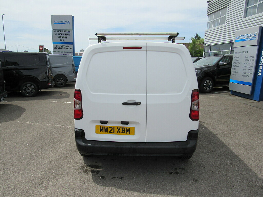 Peugeot Partner Bluehdi 1000 Professional Euro 6 Ac Cruise 3 Seats White #4