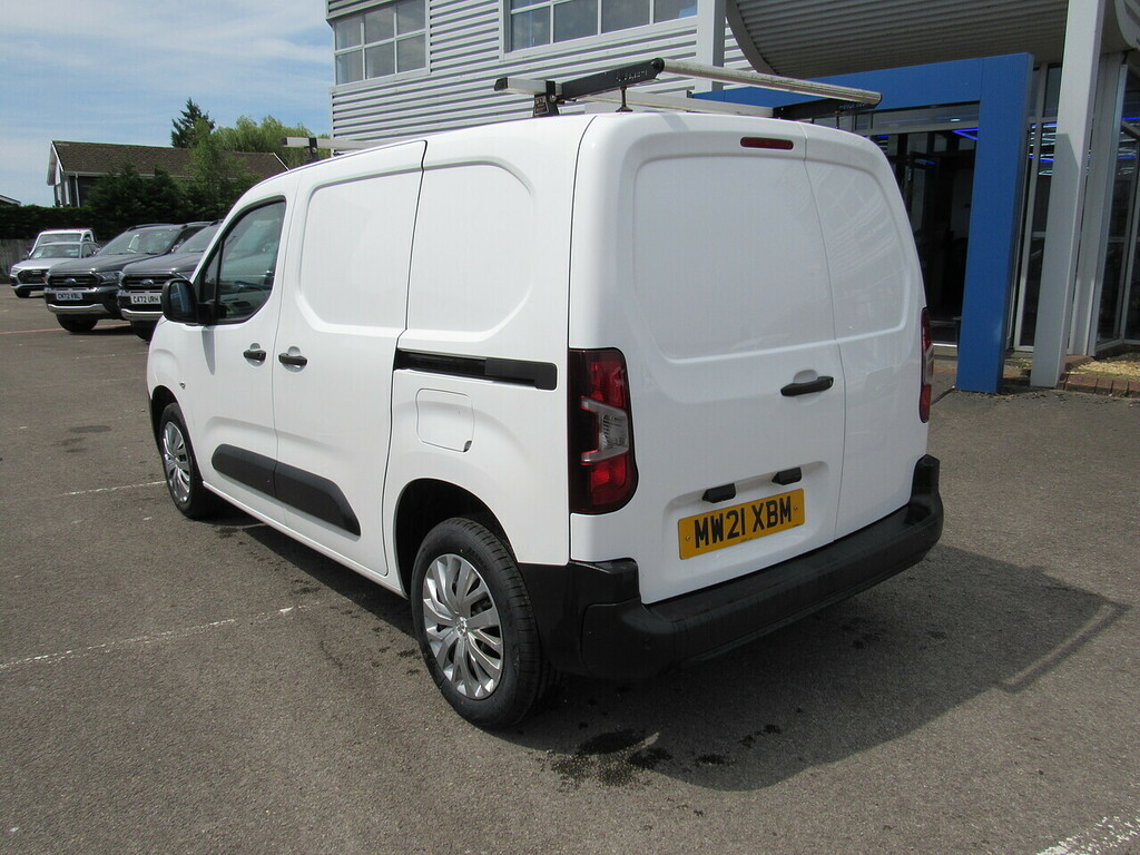 Peugeot Partner Bluehdi 1000 Professional Euro 6 Ac Cruise 3 Seats White #3