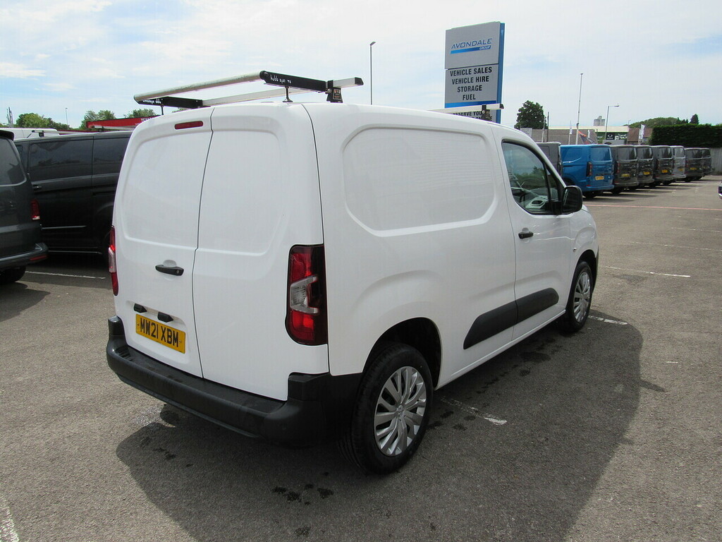 Peugeot Partner Bluehdi 1000 Professional Euro 6 Ac Cruise 3 Seats White #5