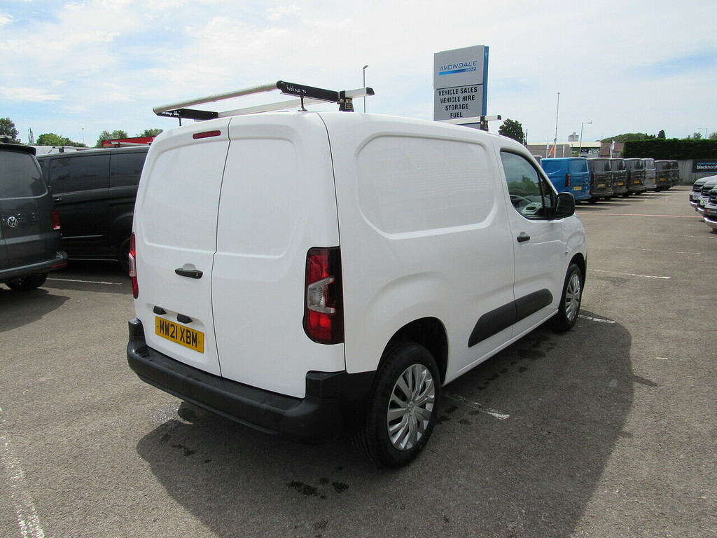 Peugeot Partner 1.5 Bluehdi Professional L1 101 Bhp In White With White #8