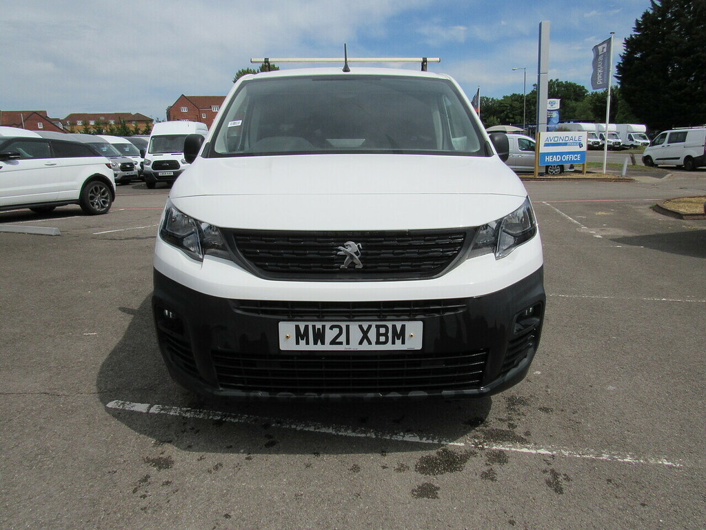Peugeot Partner Bluehdi 1000 Professional Euro 6 Ac Cruise 3 Seats White #6