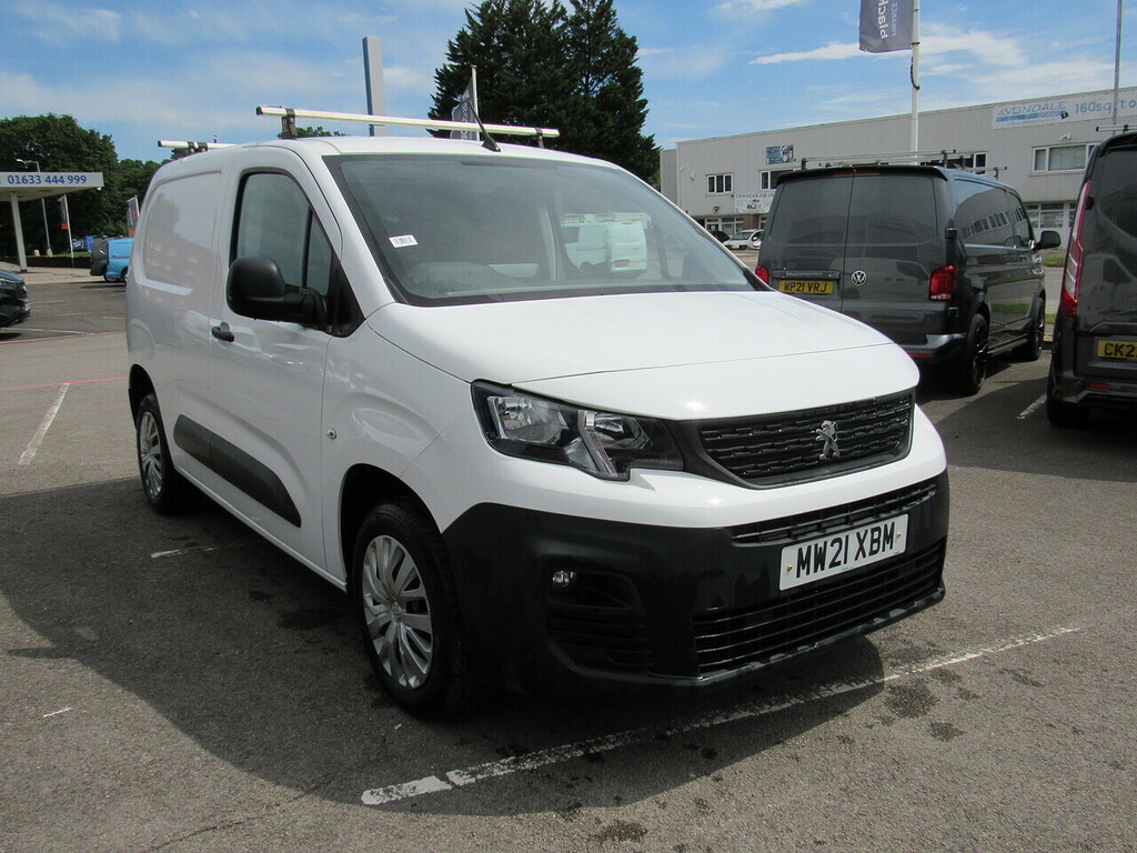 Peugeot Partner 1.5 Bluehdi Professional L1 101 Bhp In White With White #7