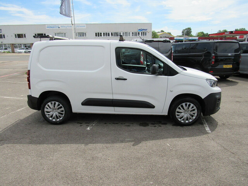 Peugeot Partner 1.5 Bluehdi Professional L1 101 Bhp In White With White #9