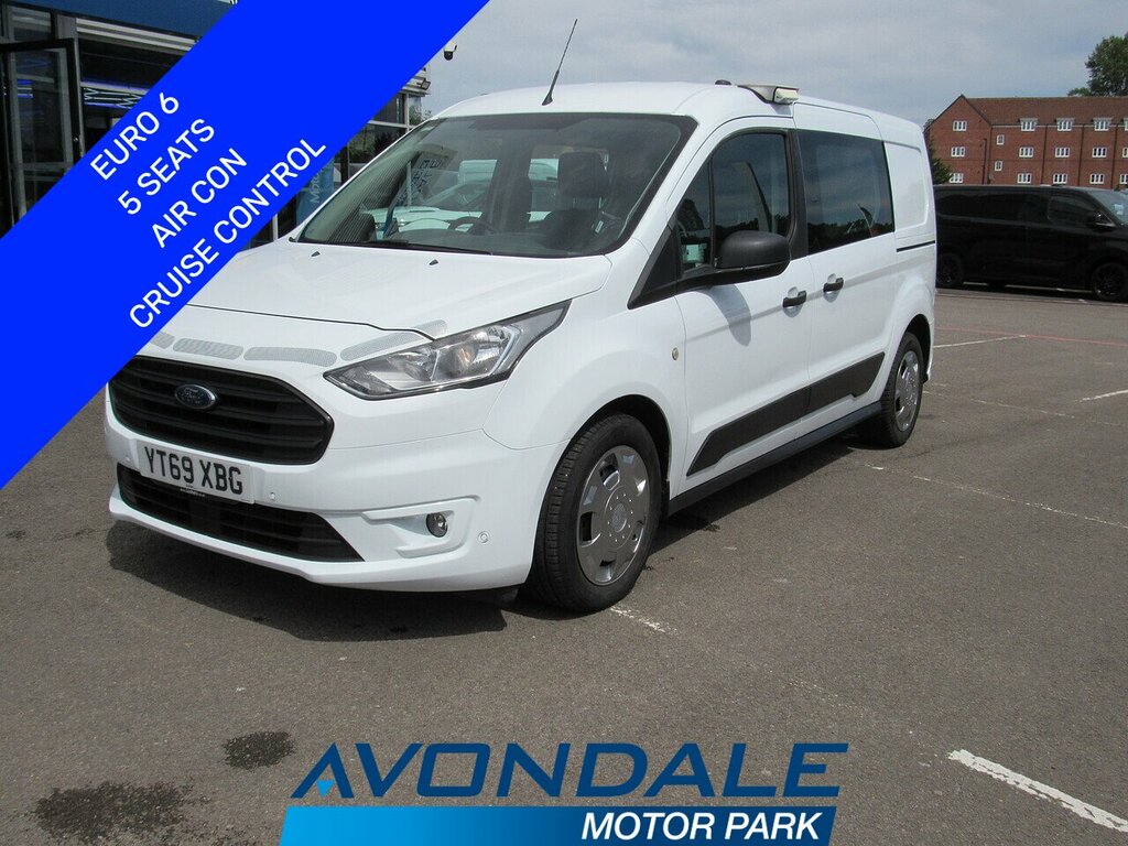 Ford Transit Connect 230 Ecoblue Trend Kombi Crew 5 Seats Lwb Euro 6 Va White