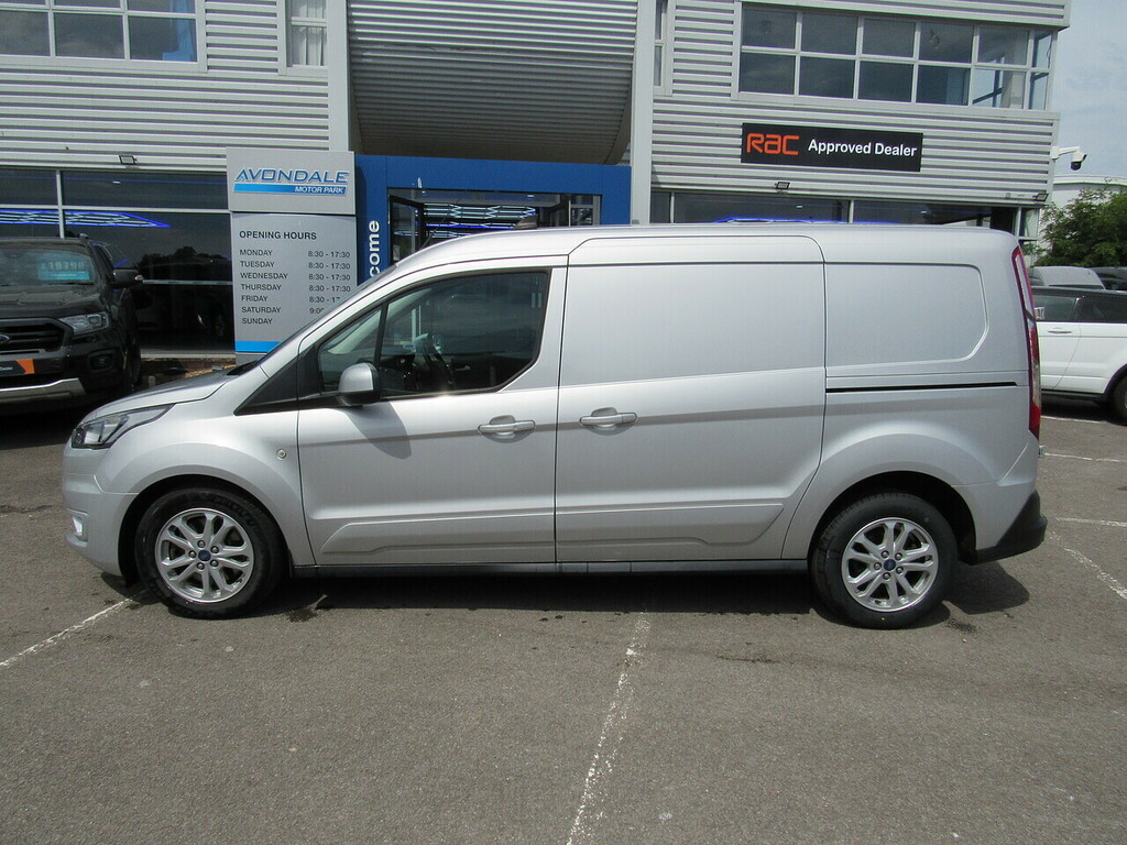 Ford Transit Connect 250 Ecoblue Limited L2 Lwb Silver Euro 6 Van Twin Silver #3