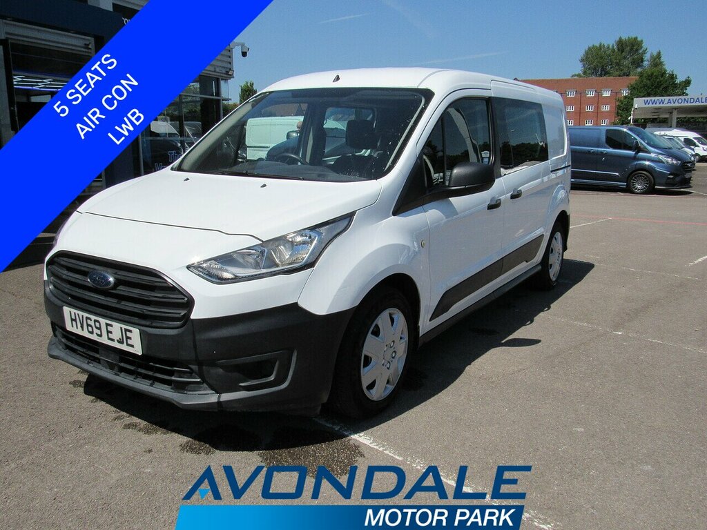 Ford Transit Connect 230 Ecoblue Leader Crew Van Double Cab Euro 6 White