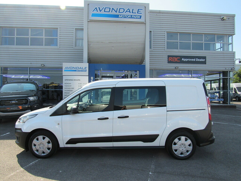 Ford Transit Connect 230 Ecoblue Leader Crew Van Double Cab Euro 6 1.5 HV69EJE White #2