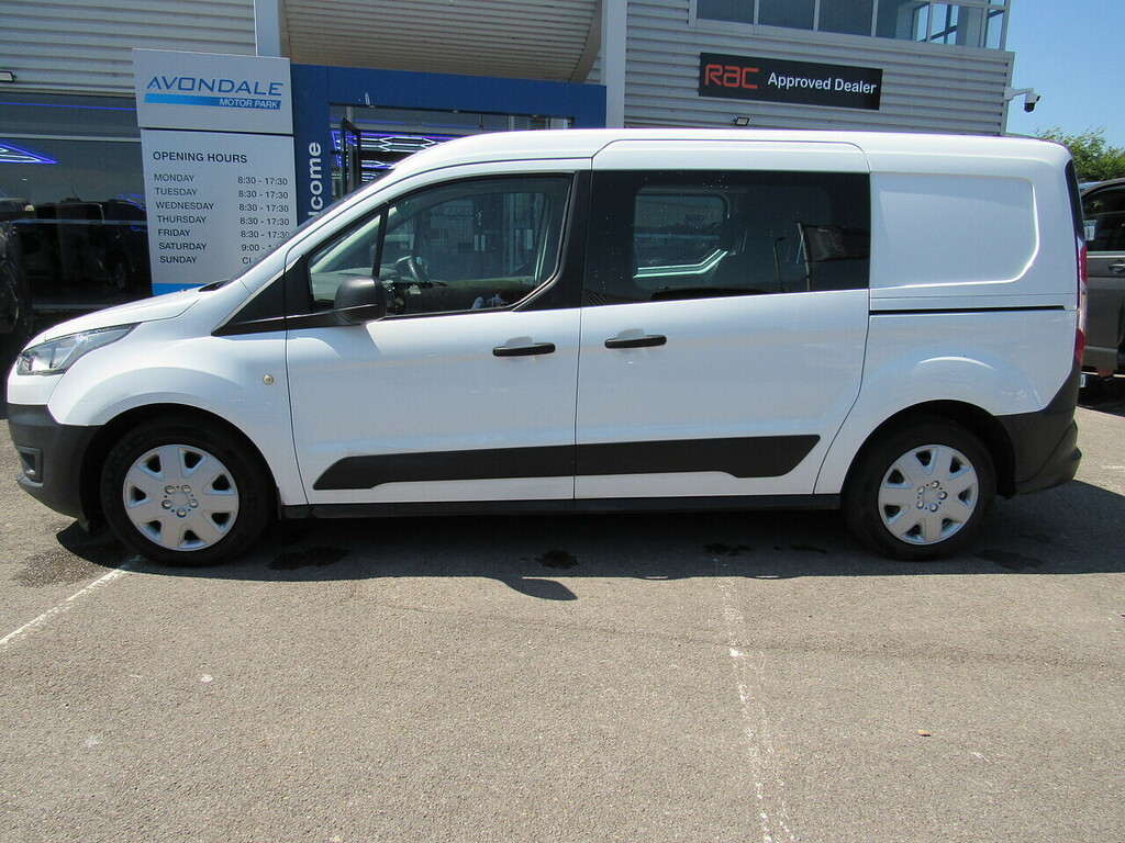 Ford Transit Connect 230 Ecoblue Leader Crew Van Double Cab Euro 6 White #2