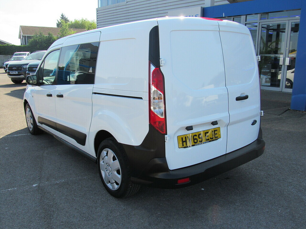Ford Transit Connect 230 Ecoblue Leader Crew Van Double Cab Euro 6 1.5 HV69EJE White #3