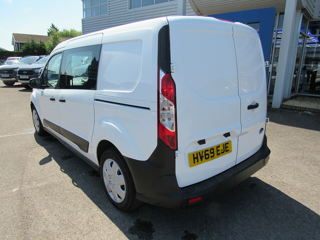 Ford Transit Connect 230 Ecoblue Leader Crew Van Double Cab Euro 6 White #3