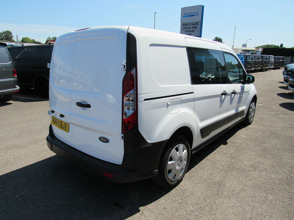 Ford Transit Connect 230 Ecoblue Leader Crew Van Double Cab Euro 6 White #5