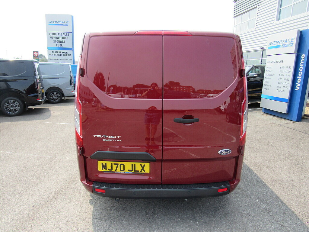 Ford Transit Custom 2.0 300 Ecoblue Trend Panel Van MJ70JLX Red #3