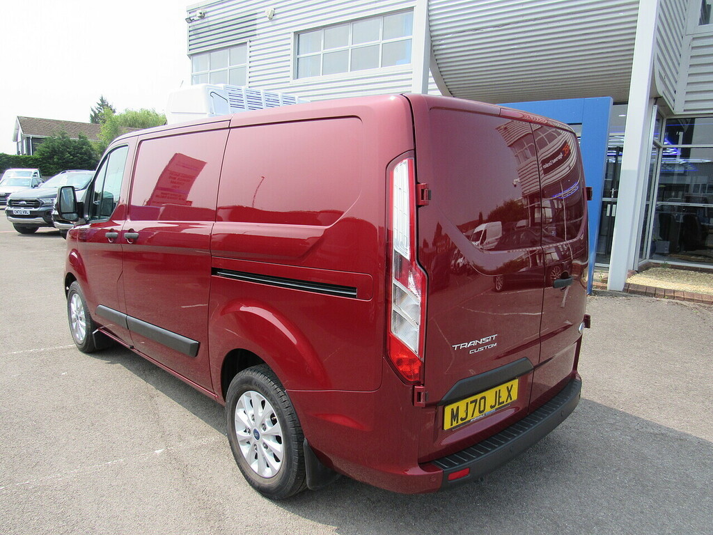 Ford Transit Custom 2.0 300 Ecoblue Trend Panel Van MJ70JLX Red #2