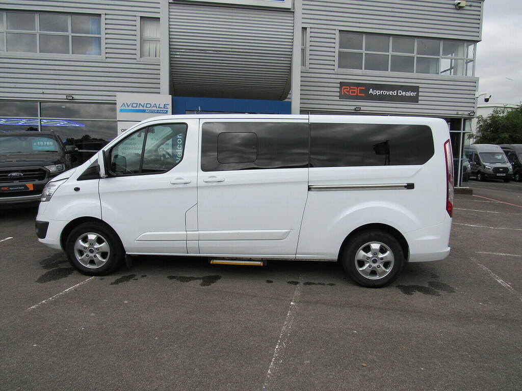 Ford Tourneo Custom 310 Ecoblue Titanium 9 Seater L2 Lwb Minibus ML19EUW White #3
