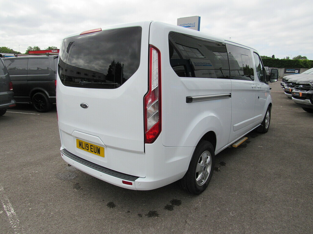 Ford Tourneo Custom 310 Ecoblue Titanium 9 Seater L2 Lwb Minibus ML19EUW White #6