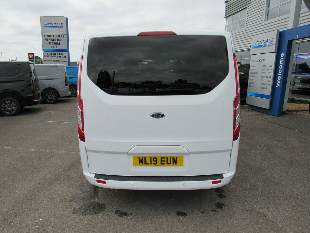Ford Tourneo Custom 310 Ecoblue Titanium 9 Seater L2 Lwb Minibus ML19EUW White #5