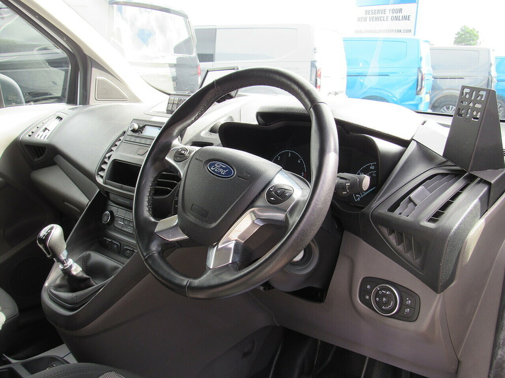 Ford Transit Connect 220 Ecoblue L1 With Air Con Led Lighting Van White #2