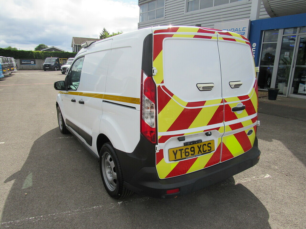 Ford Transit Connect 220 Ecoblue L1 With Air Con Led Lighting Van White #5