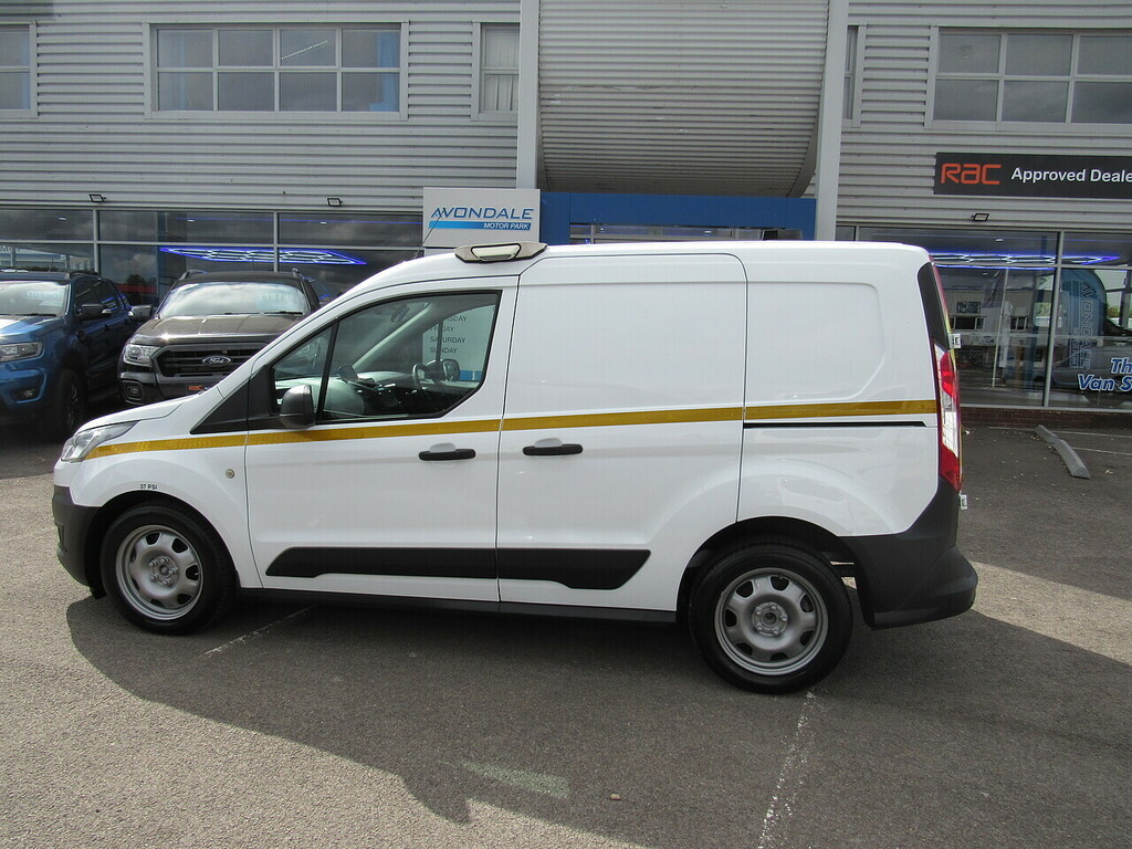 Ford Transit Connect 220 Ecoblue L1 With Air Con Led Lighting Van White #4
