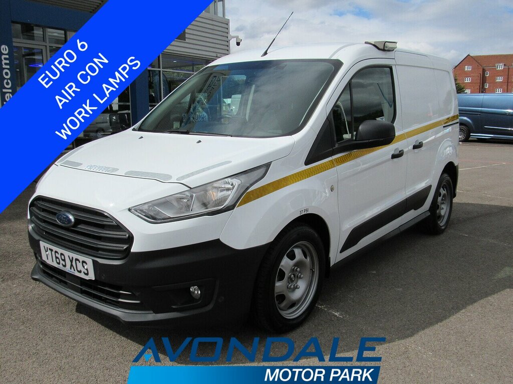 Ford Transit Connect 220 Ecoblue L1 With Air Con Led Lighting Van White