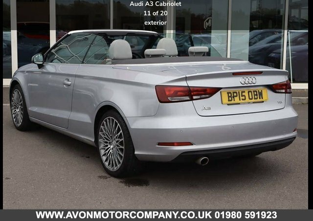 Audi A3 Cabriolet 1.6 Tdi Sport Convertible Euro 6 Silver #2