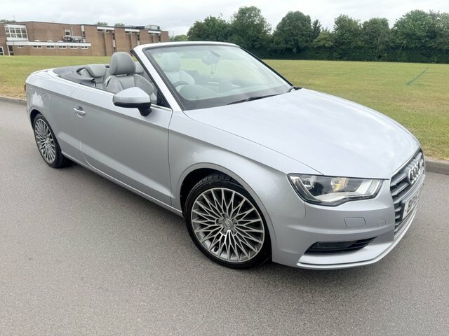 Audi A3 Cabriolet 1.6 Tdi Sport Convertible Euro 6 Silver #2