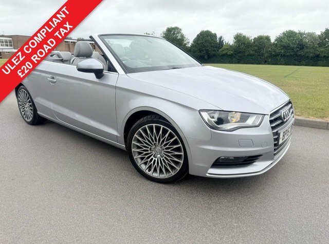 Audi A3 Cabriolet 1.6 Tdi Sport Convertible Euro 6 Silver