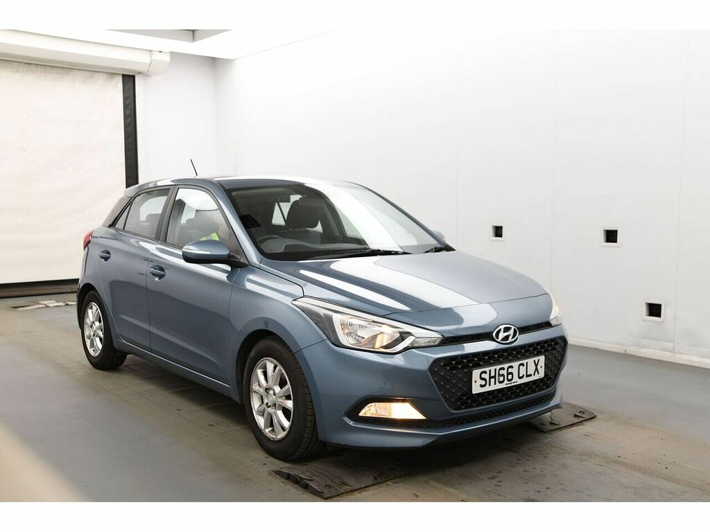 Hyundai I20 Se Blue #4