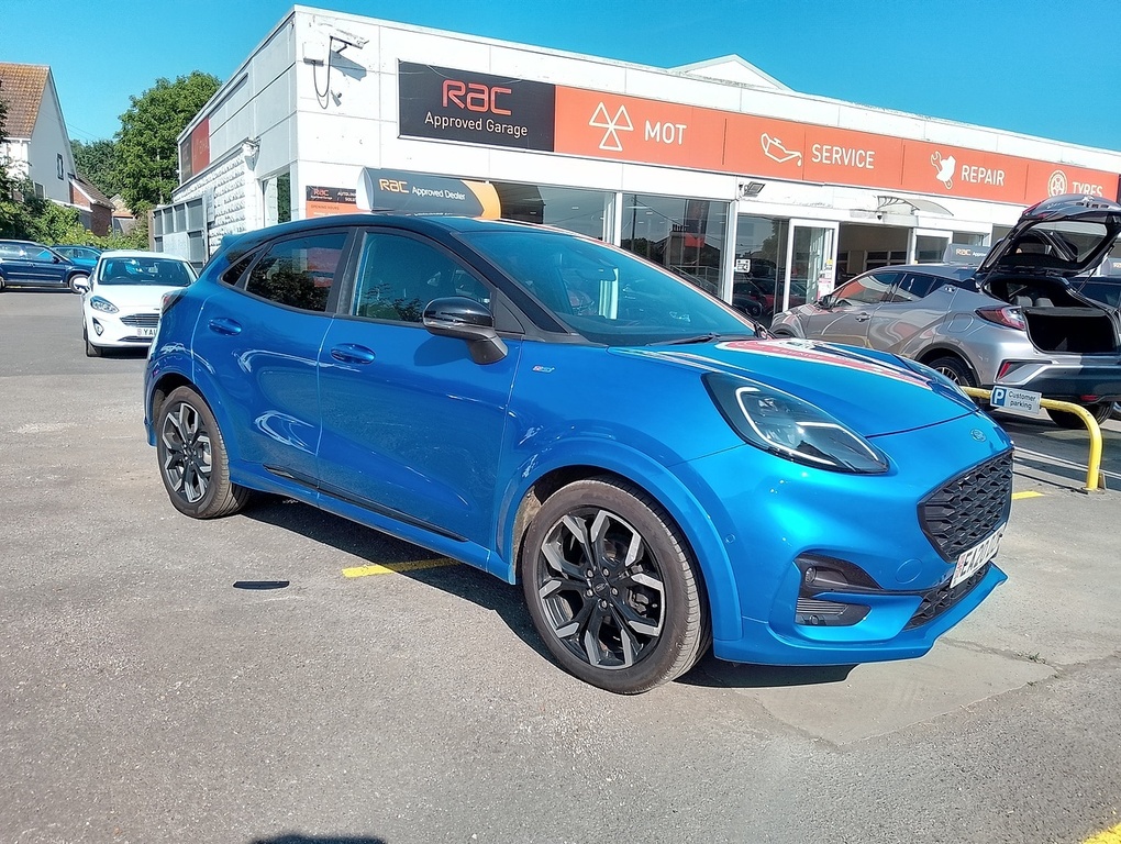 Ford Puma T Ecoboost Mhev St-line X EA20DZM Blue #2