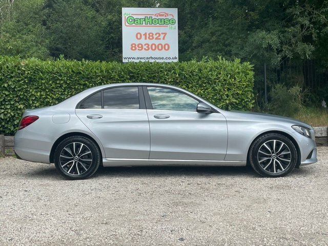 Mercedes-Benz C Class 2.0 C220d Se Saloon KJ19TDX Silver #4