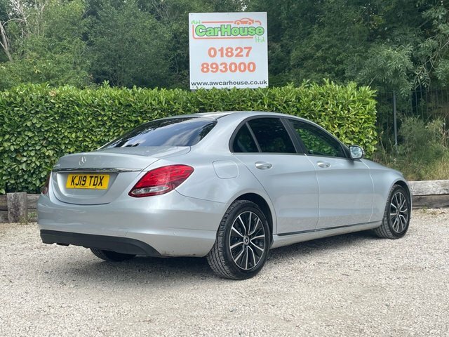 Mercedes-Benz C Class 2.0 C220d Se Saloon KJ19TDX Silver #2