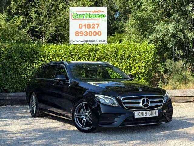 Mercedes-Benz E Class 2.0 E220d Amg Line KM19GHH Black