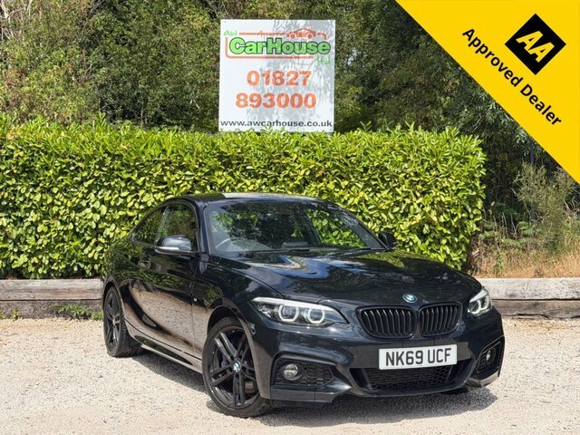 BMW 2 Series Gran Coupe 2.0 220D M Sport NK69UCF Black